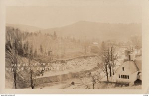 RP: CAVENDISH , Vermont, 1927 ; Main Street after Flood