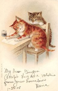 Publisher Walter Wirths, NY Artist Louis Wain unused 