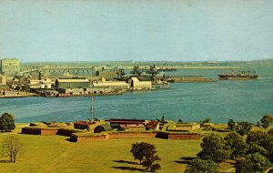 USA Fort Mchenry National Monument Baltimore Maryland Chrome Postcard 09.85