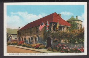 Florida ST. AUGUSTINE - Oldest House, St. Francis Street ~ WB