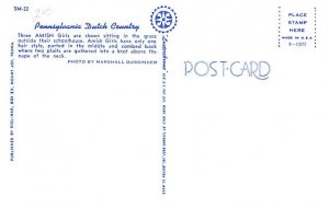 Three Amish Girls Lancaster, Pennsylvania PA