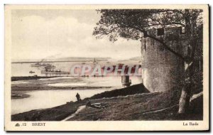 Old Postcard Brest Rade