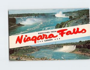 Postcard Greetings From Niagara Falls Canada