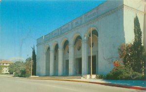 Claremont CA Claremont College Bridges Auditorium Chrome Postcard