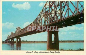 Postcard Modern Huey P Long Mississippi River Bridge Baton Rouge Louisiana