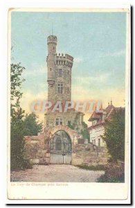 Switzerland Old Postcard Tower Champel near Geneva