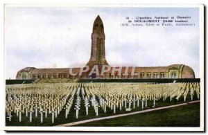 Postcard Old National Cemetery and ossuary of Douaumont