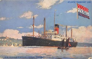 SS Minnekahda Atlantic Transport Line Ship 1925 