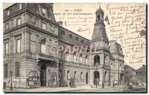 Old Postcard Paris Mairie du 14eme