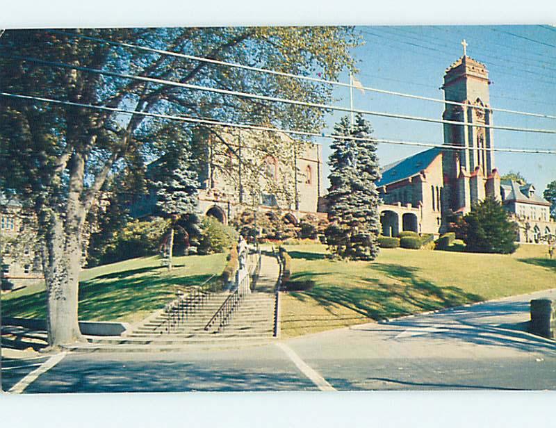 Unused Pre-1980 GLEN COVE CHURCH SCENE Long Island New York NY L3727