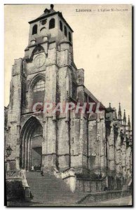 Old Postcard Lisieux L St Jacques Church