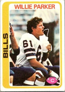 1978 Topps Football Card Willie Parker Buffalo Bills sk7071