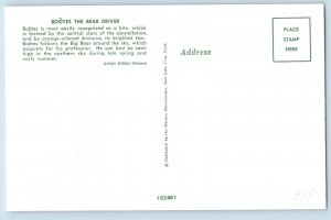 Astronomy Constellation Postcard Bootes The Bear Driver Recognized As A Kite