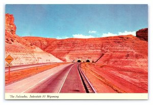 The Palisades Interstate 80 Wyoming Continental View Postcard