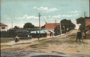 Everett MA Glendale Square c1910 Postcard #1