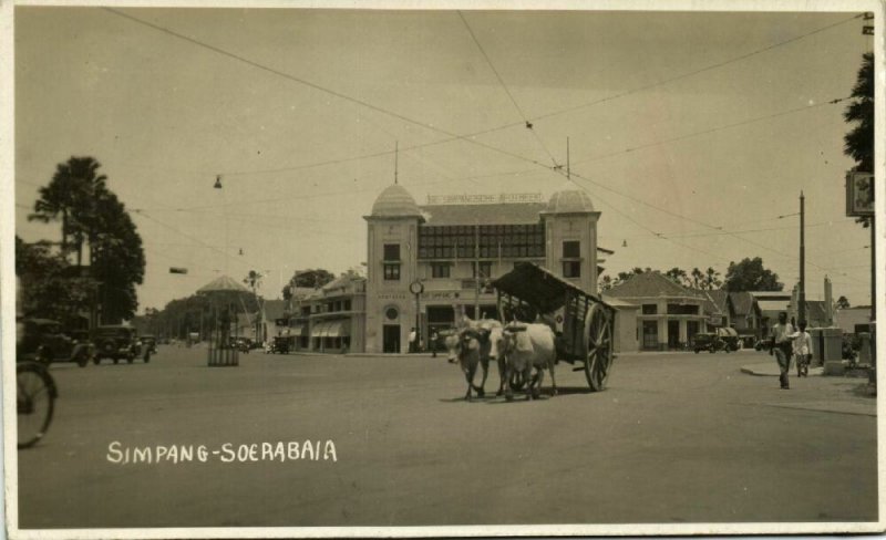 indonesia, JAVA SOERABAIA, Simpang, Apotheek Pharmacy (1920s) RPPC Postcard