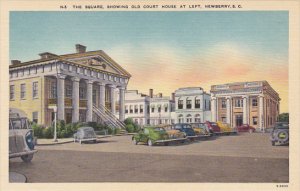 South Carolina Newberry Square Showing Old Court House Street Scene