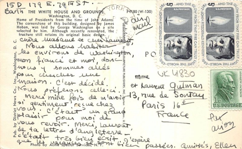 uk41830 white house and grounds washington usa