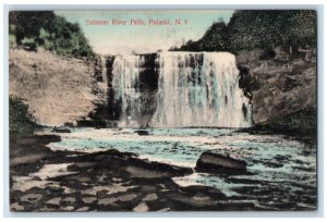 1909 Salmon River Falls Waterfalls Pulaski New York NY Posted Antique Postcard