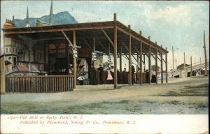 Rocky Point RI Rhode Island Old Mill Amusement Park c1910 Postcard