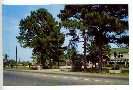 Florence SC Breezewood Motel Postcard