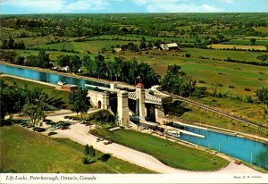 Canada Ontario Peterburough Lift Locks On The Trent Canal