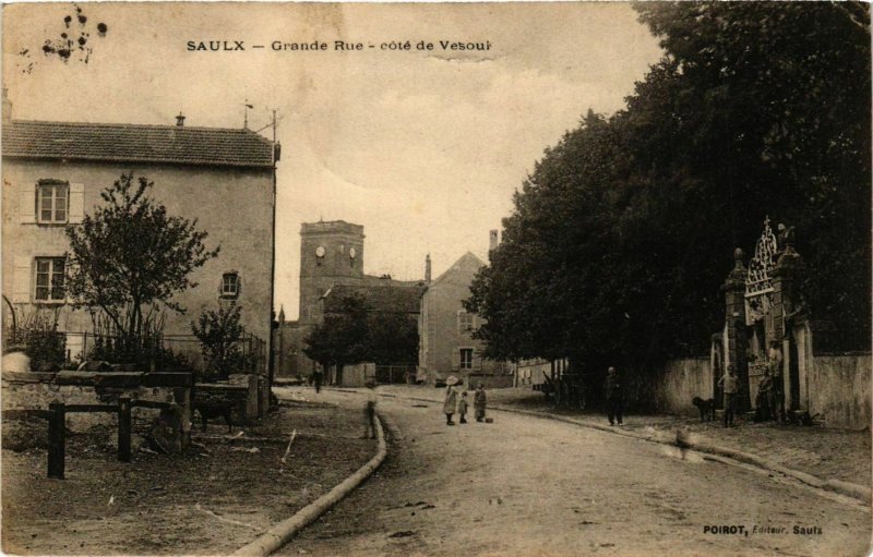 CPA SAULX Grande Rue coté de Vesoul (868849)