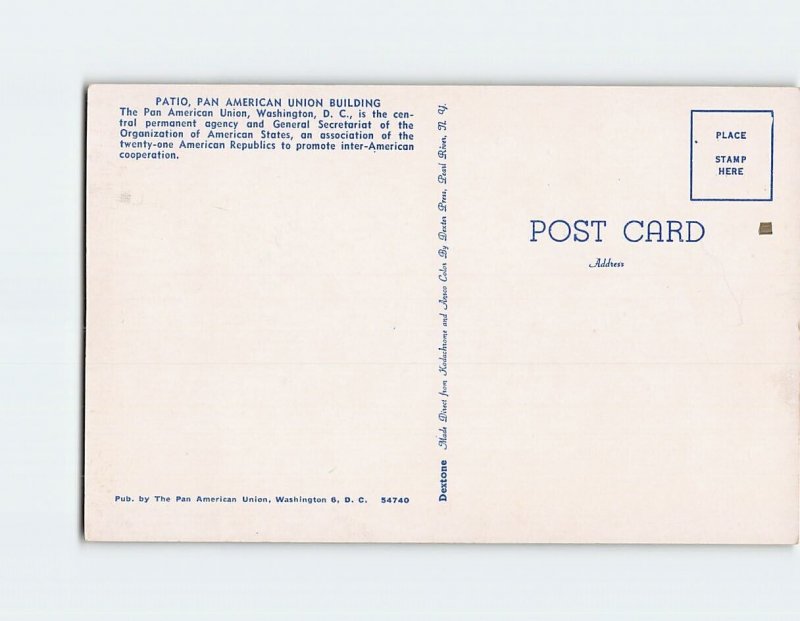 Postcard Patio, Pan American Union Building, Washington, District of Columbia