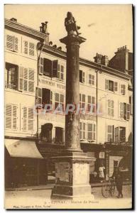 Old Postcard Epinal Statue Pinau