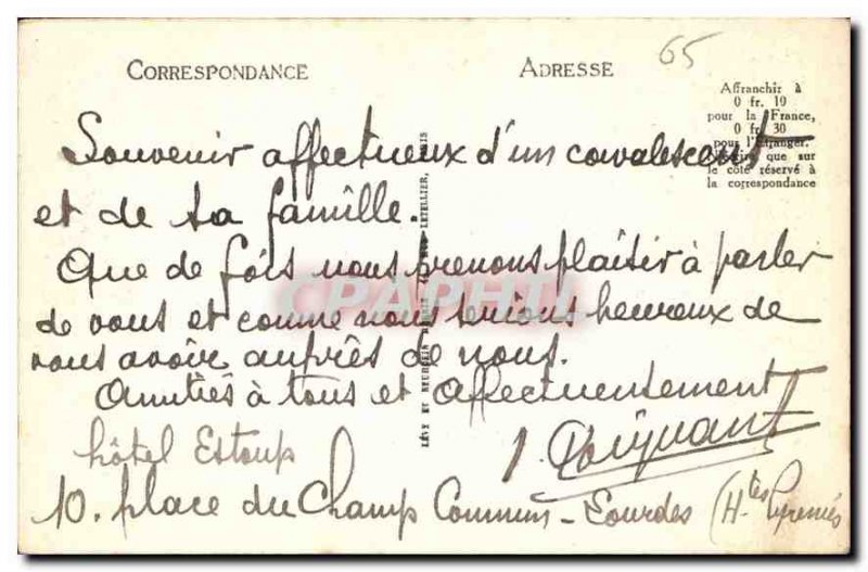 Postcard Old Luz Road has Gavarnie Chaos