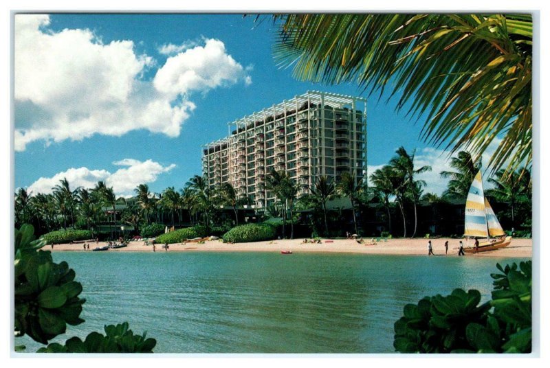 2 Postcards HONOLULU, Hawaii HI ~ Waialae KAHALA HILTON Exterior & Lobby 4x6