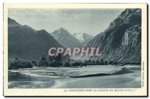 Postcard Old La Romanche dens the plain of the town of Oisans