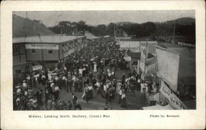 Danbury Connecticut CT Fair Birdseye View 1900s-10s Postcard