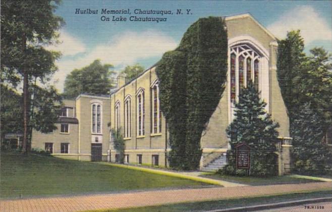 New York Chautauqua Hurlburt Memorial On Chautauqua Lake Curteich