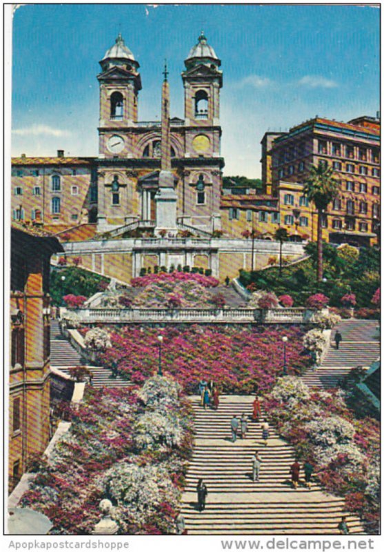 Italy Roma Rome Piazza di Spagna Mostra deelle Azalee