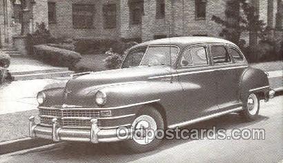 1948 Chrysler Windsor 4 Door Sedan Automotive, Autos, Cards Old Vintage Antiq...