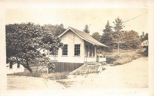 Bayville ME Post Office Dirt Street View RPPC Postcard