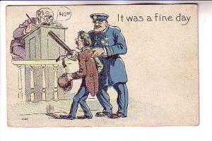 Police Officer, Accused, Judge, It was a fine day, Vintage Humour