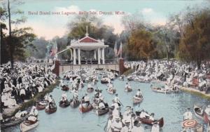 Michigan Detroit Band Stand Over Lagoon Belle Isle Park