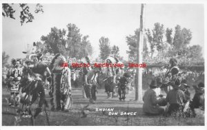 Native American Indians, RPPC, Sun Dance Costumes, RWG Photo No 76