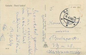 Postcard Slovakia Galania Stary kastiel