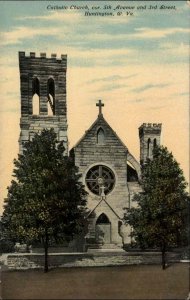 Huntington West Virginia WV Church c1910s Postcard