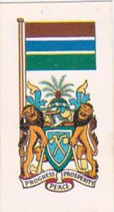 Brooke Bond Tea Trade Card Flags &  Emblems No 21 Gambia