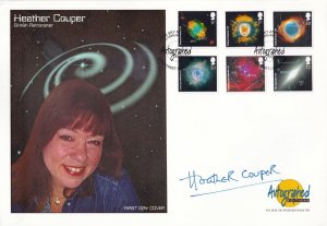 Heather Couper British Astronomer Astronomy Hand Signed FDC