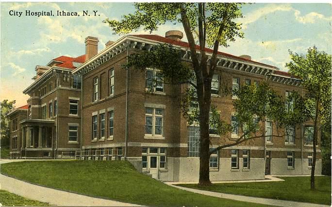 The City Hospital - Ithaca New York - DB - 1913