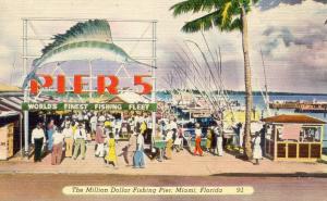 FL - Miami. Million Dollar Fishing Pier