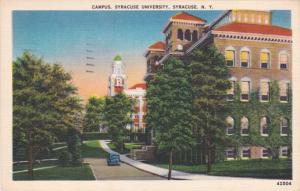 Campus at Syracuse University - New York - Linen - pm 1951