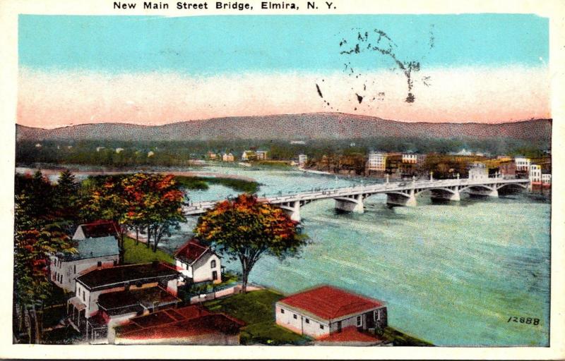 New York Elmira New Main Street Bridge 1928