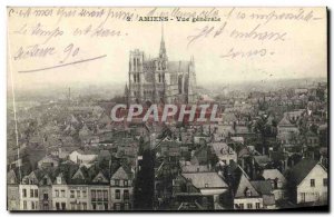 Old Postcard Amiens General view