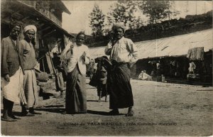 PC CPA SRI LANKA, CEYLON, VILLAGE DE TALAWAKOLE, Vintage Postcard (b12731)